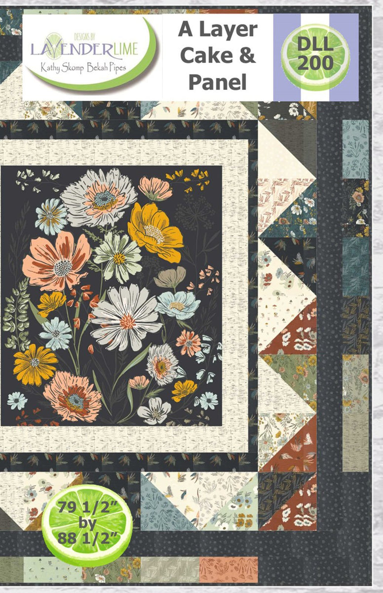 A Layer Cake and Panel Quilt Pattern by Lavender and Lime – Mockingbird ...
