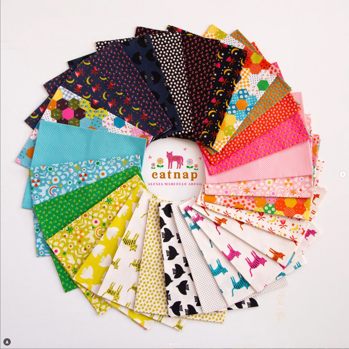 Catnap 27pc Fat Quarter Bundle Quilting Fabric by Alexia Marcelle Abegg