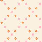 Pattern of small flowers on a beige background