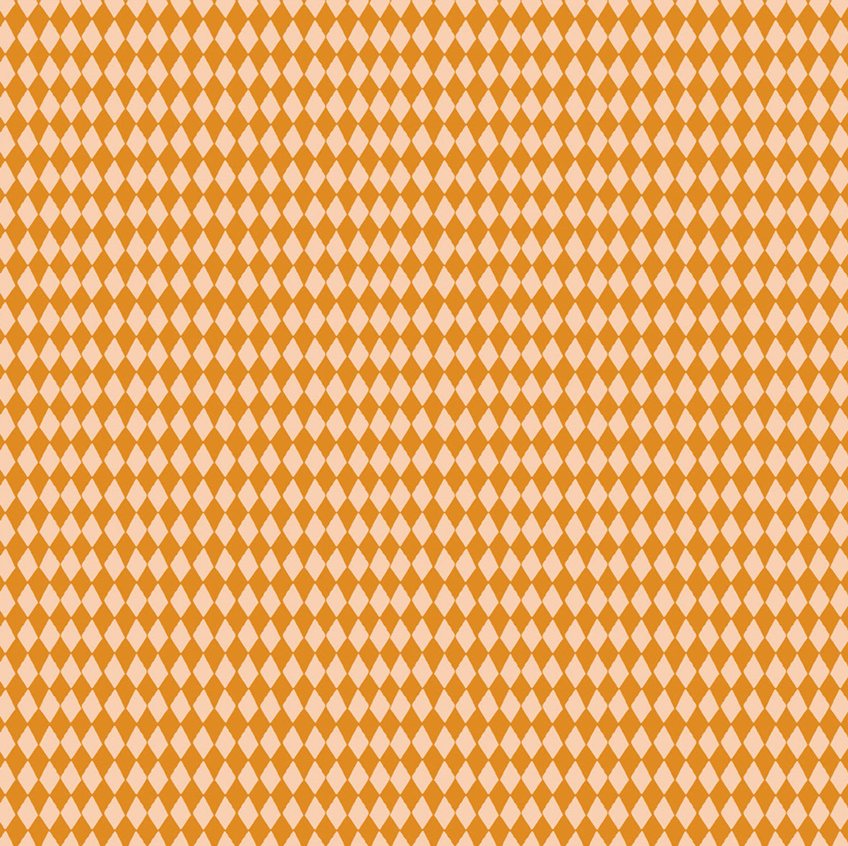 Patterned fabric with a diamond grid design on a yellow background