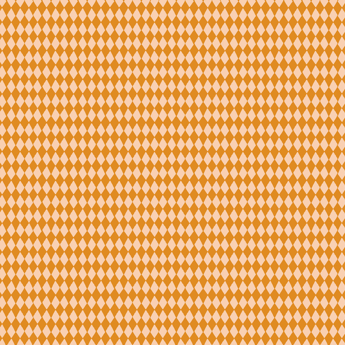 Patterned fabric with a diamond grid design on a yellow background