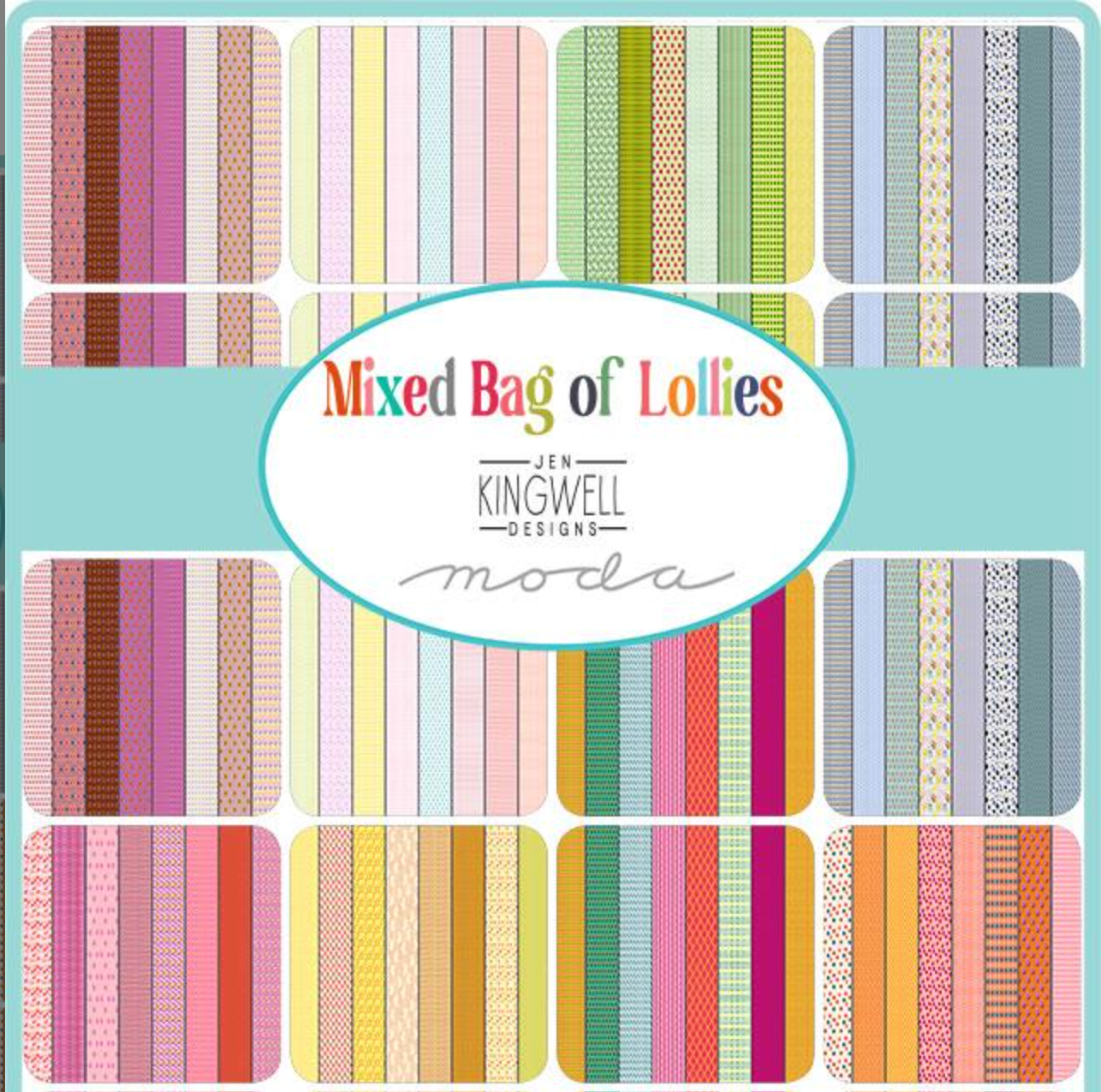 Mixed Bag of Lollies by Jen Kingwell