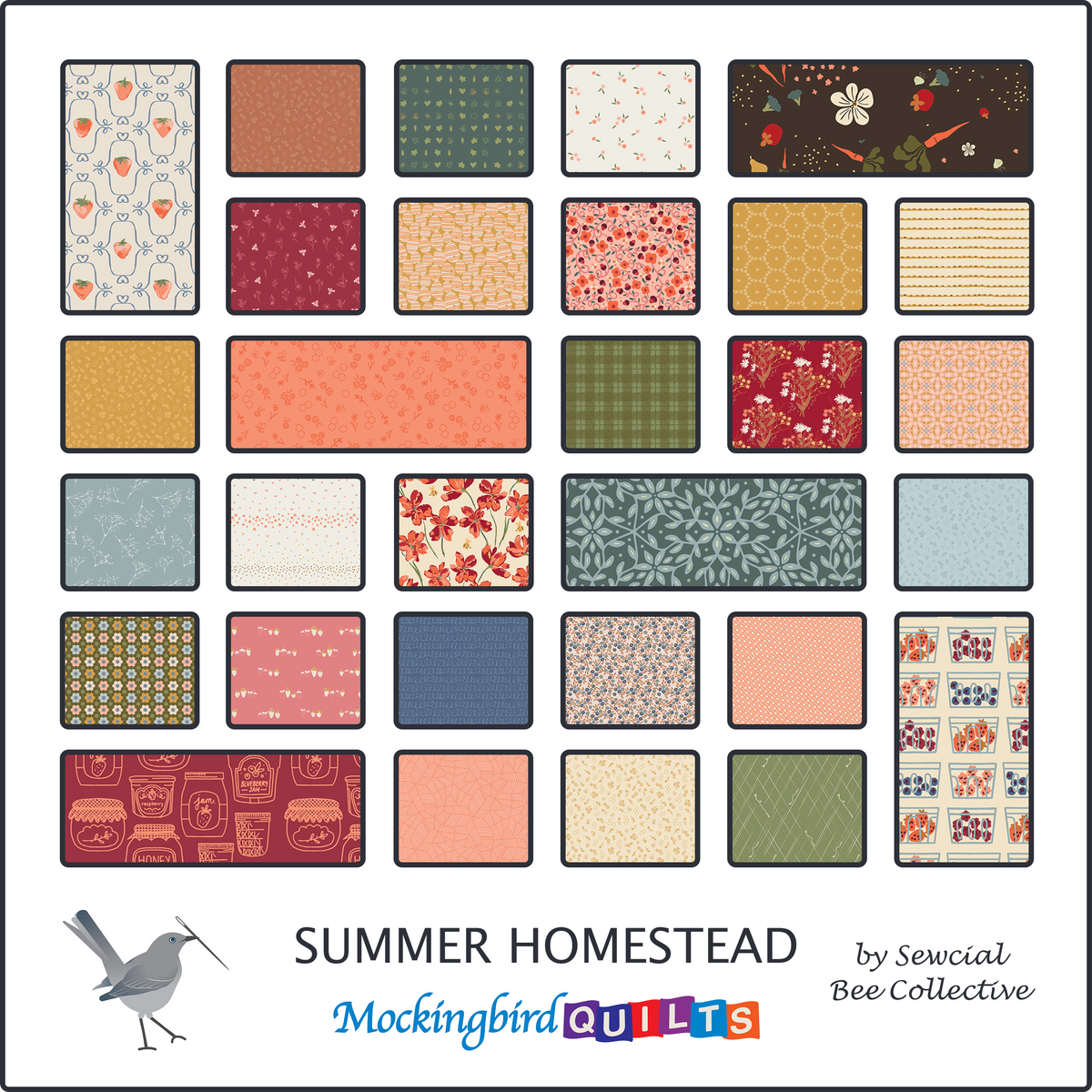 Summer Homestead by Sewcial Bee Collective