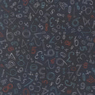 Pattern of various numbers on a dark background
