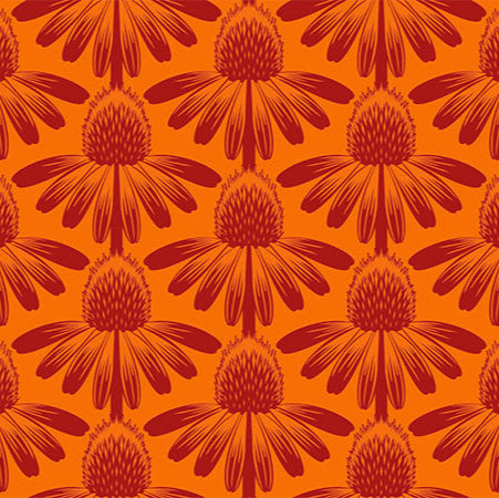 Indelible: Coneflower in Tangerine Indelible: Coneflower in Tangerine