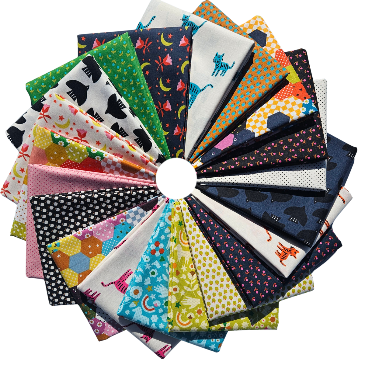 Catnap 20pc Fat Quarter Bundle Quilting Fabric by Alexia Marcelle Abegg