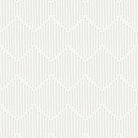 A close-up of a repeating geometric pattern featuring vertical hand-drawn lines in a light gray color on a warm off-white background.