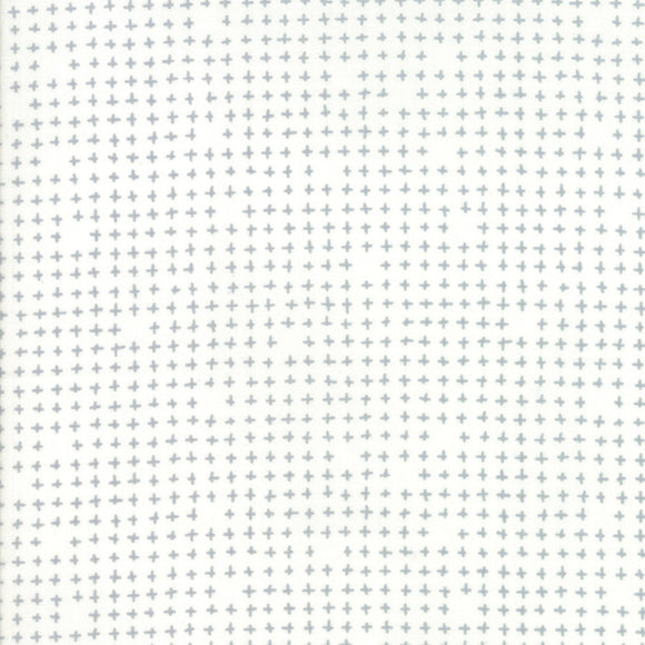 Modern BG More Paper Pluses White by Zen Chic