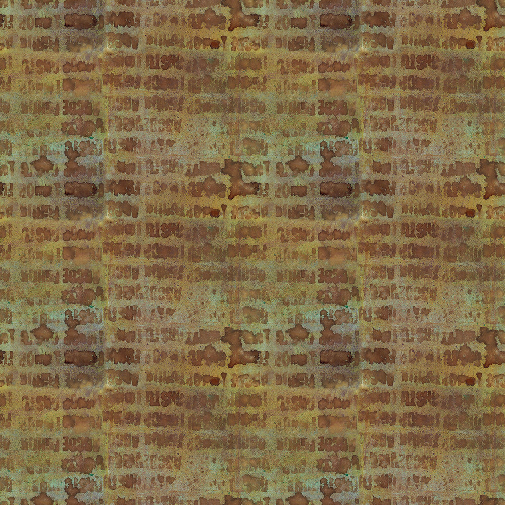 Mockingbird Rust Color On Your Mark Alphabet City Quilting Fabric in Rust – Mockingbird Quilts
