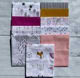 Pine Lullaby Rediscovered 11pc Pink Half Yard Bundle