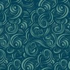Pattern of swirling lines on a dark blue background