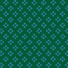 Pattern of blue circles on a green background