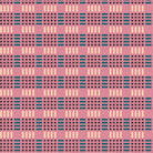 Patterned fabric with a geometric design on a pink background