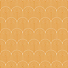 Pattern of arches in a grid on a beige background
