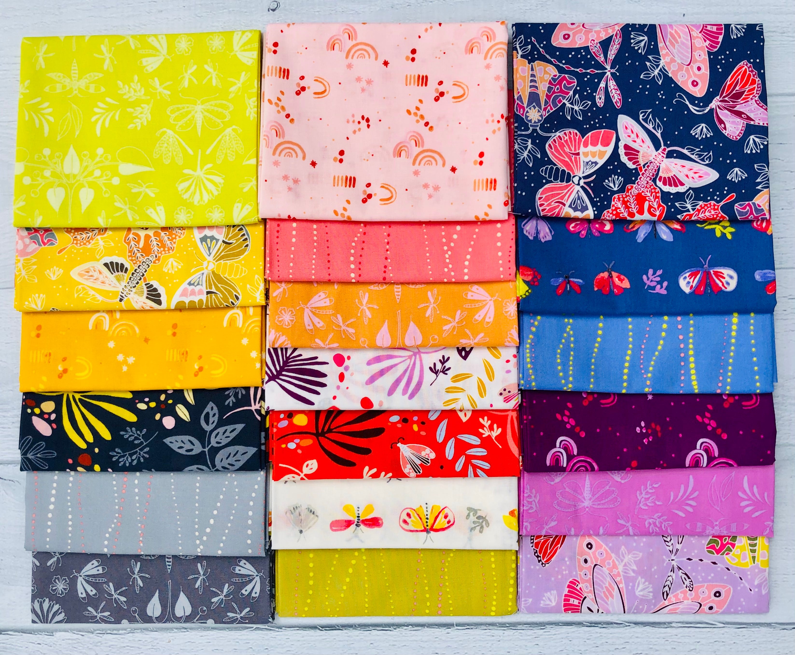 Aerial 19pc shops Fat Quarter and Half Yard Bundles by Tamara Kate