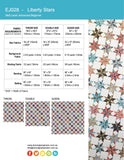 Liberty Stars Paper Quilt Pattern by Emma Jean Jansen