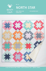 North Star Paper Quilt Pattern by Emily Dennis