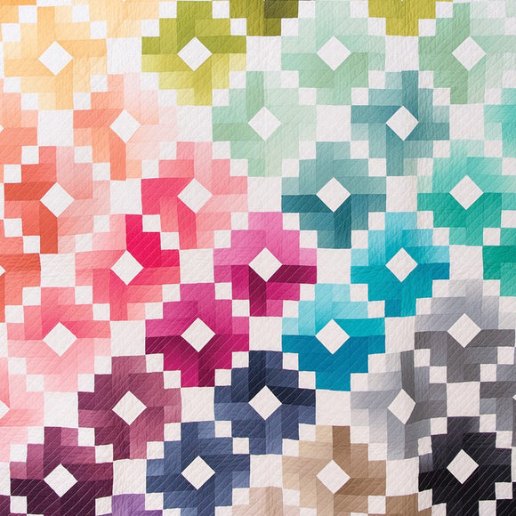 Ombre Gems Paper Quilt Pattern by Emily Dennis