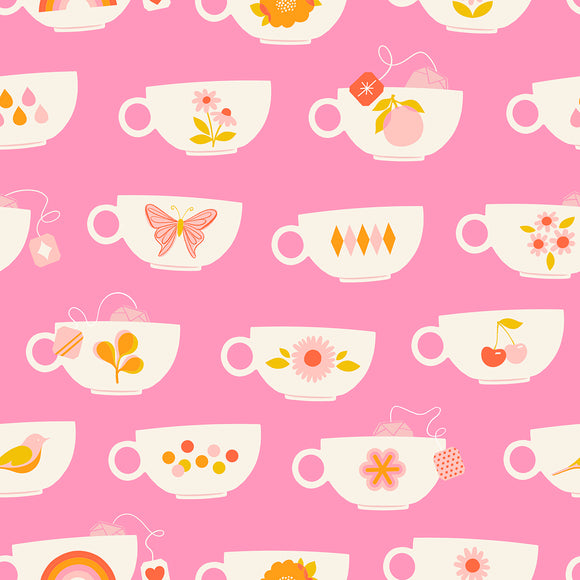 Camellia Tea Cups Flamingo