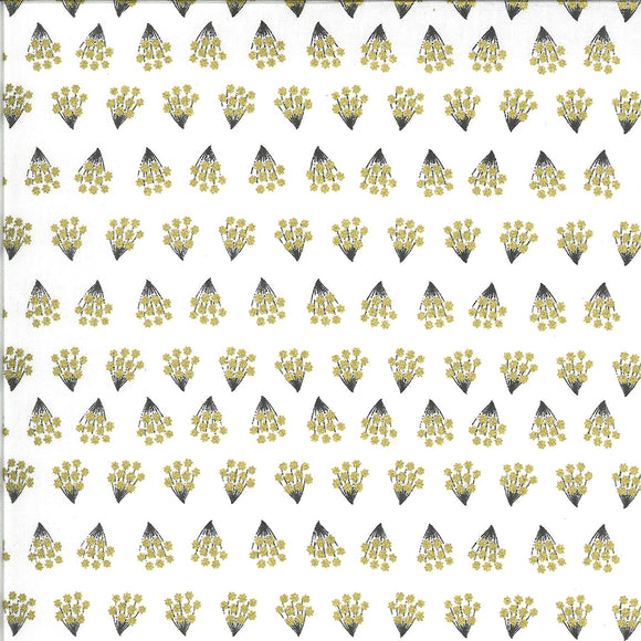 Dwell In Possibility Tiny Bouquet Metallic Ivory